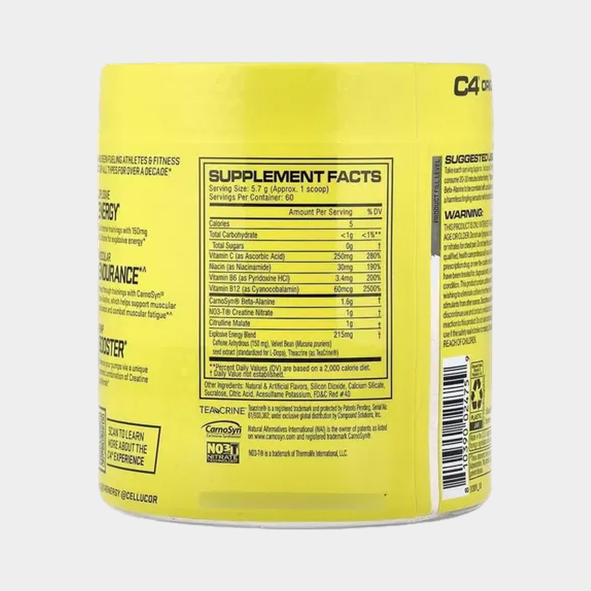 Cellucor- C4 Original 60 Serv - Cellucor