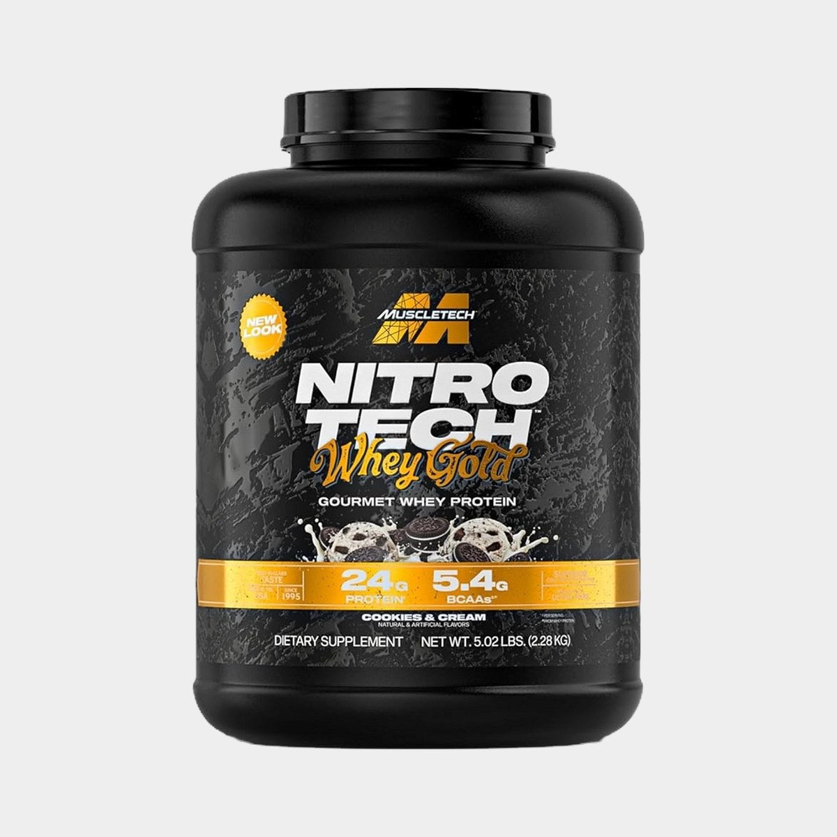 Nitro Tech 100% Whey Gold 5 Libras - MuscleTech