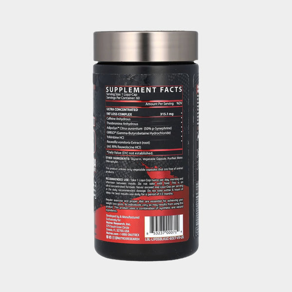 Nutrex - LIPO-6 Black Uc 60 Cápsulas - Nutrex