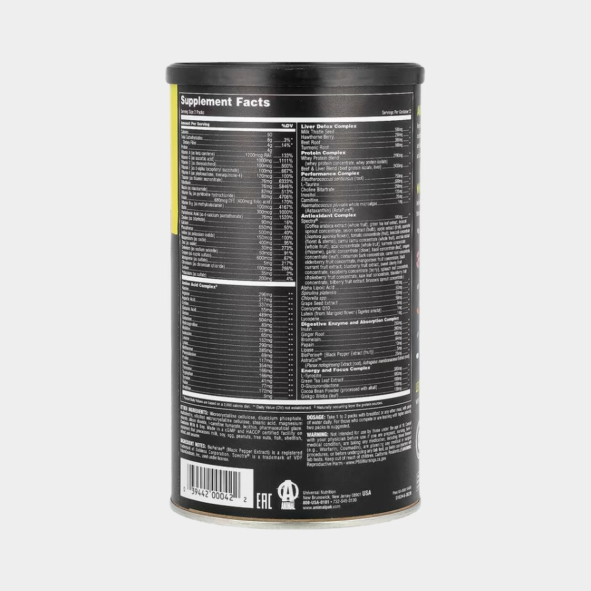 Universal Nutrition - Animal Pak 44 Packs - Universal Nutrition